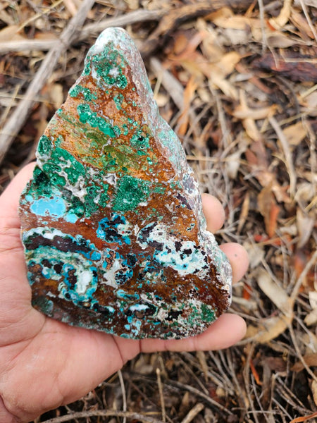 Polished De Grussa copper ore slab CO141