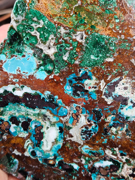 Polished De Grussa copper ore slab CO141