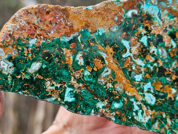 Polished De Grussa copper ore slab CO140