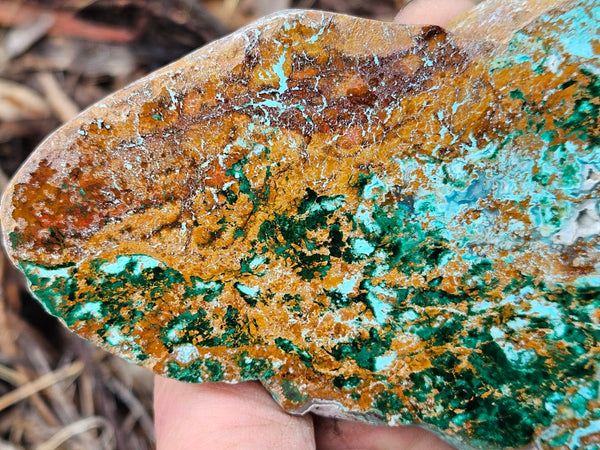 Polished De Grussa copper ore slab CO139