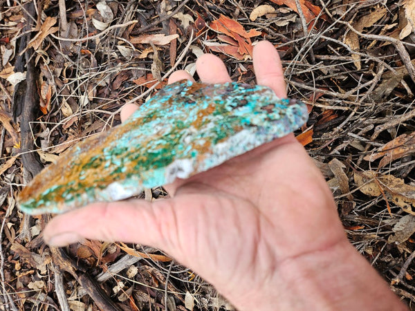 Polished De Grussa copper ore slab CO139