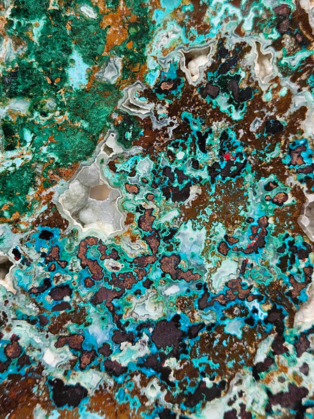 Polished De Grussa copper ore slab CO138