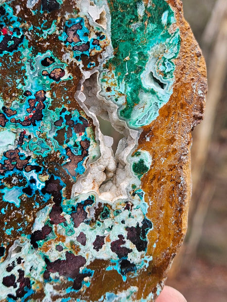 Polished De Grussa copper ore slab CO138