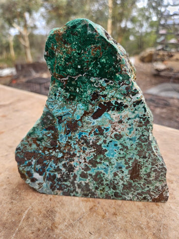 Polished De Grussa copper ore display specimen  CO144