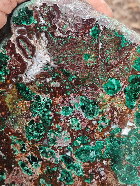 Polished De Grussa copper ore display specimen  CO145