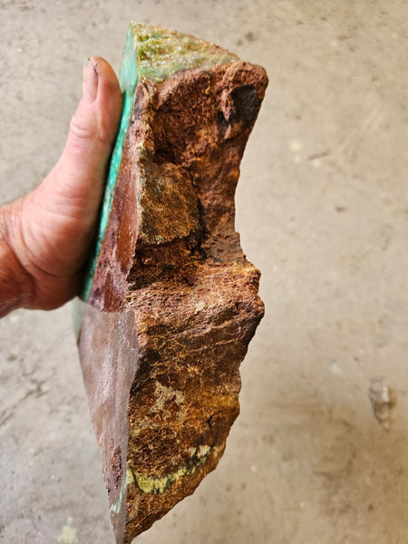 Polished  Chrysoprase  display specimen CH504