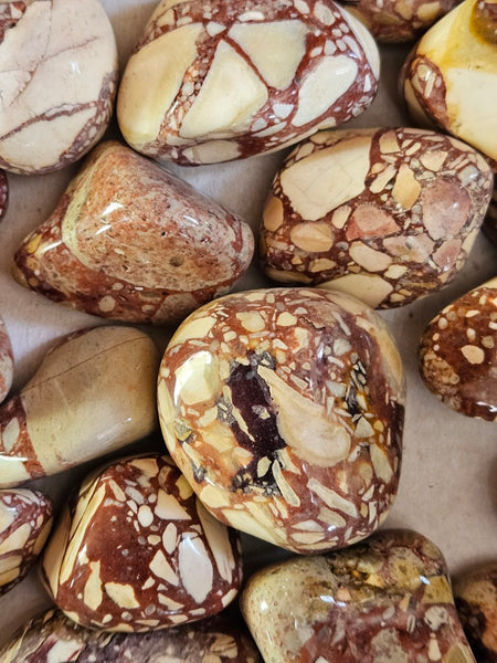 3 kg Tumble Polished Brecciated Mookaite BMT114