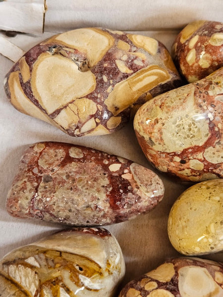 3 kg Tumble Polished Brecciated Mookaite BMT114