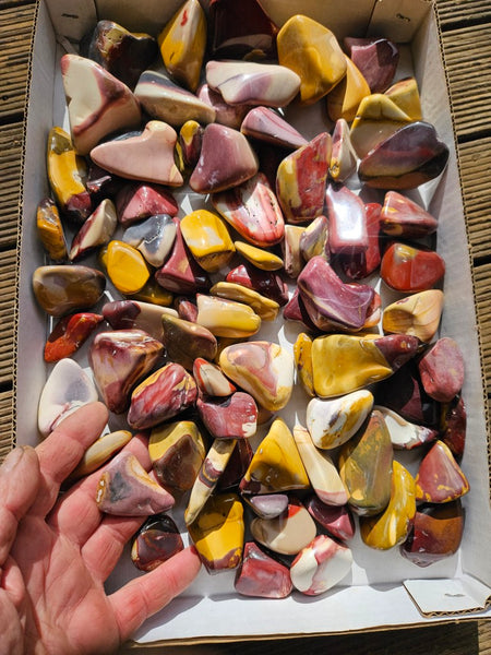 3.5 kg.Tumble Polished Mookaite MKT202