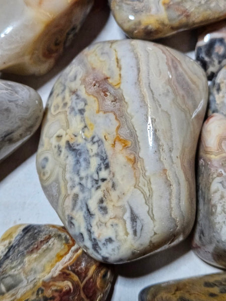 2 kg. Tumble polished Crazy Lace Agate CLT125