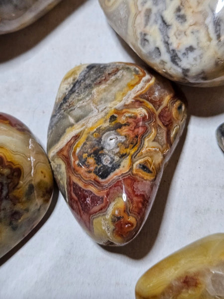 2 kg. Tumble polished Crazy Lace Agate CLT125