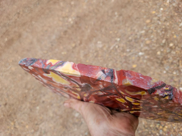 Polished  Mookaite slab MK596