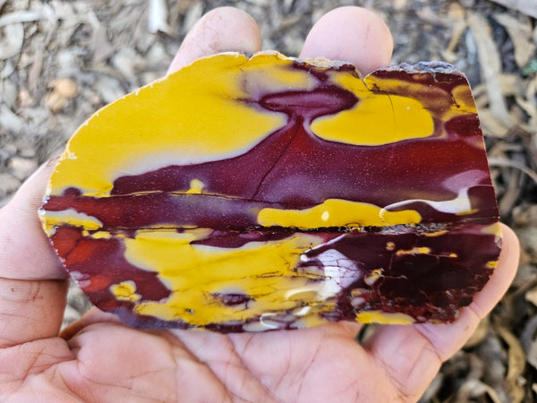 Polished  Mookaite slab MK598