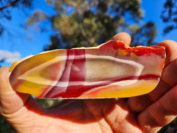 Polished  Mookaite slab MK600