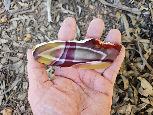 Polished  Mookaite slab MK600