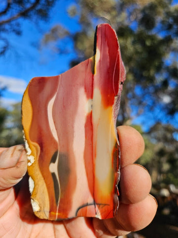 Polished  Mookaite slab MK602