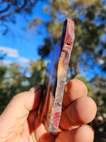 Polished  Mookaite slab MK602