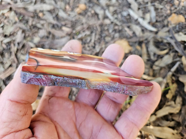 Polished  Mookaite slab MK602