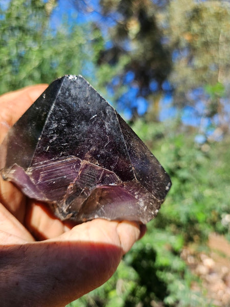 Wyloo Smoky Amethyst crystal . AM156