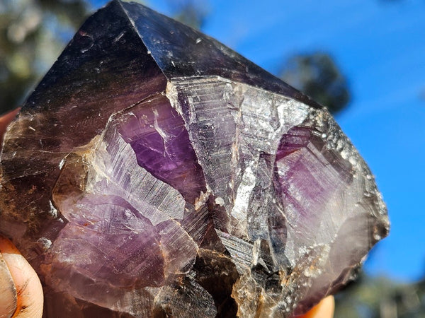 Wyloo Smoky Amethyst crystal . AM156