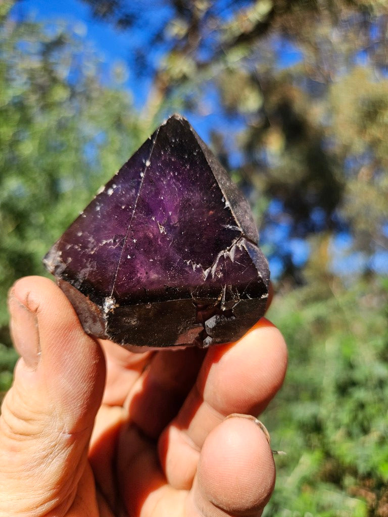 Wyloo Smoky Amethyst crystal . AM158