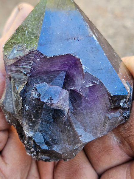 Wyloo Smoky Amethyst crystal . AM158
