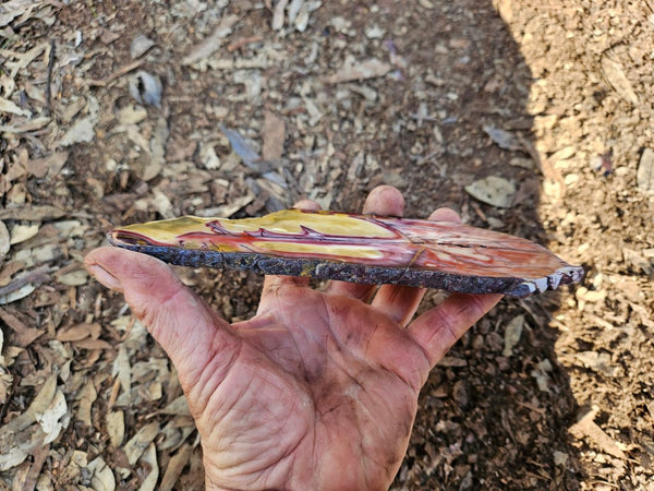 Polished  Mookaite slab MK604