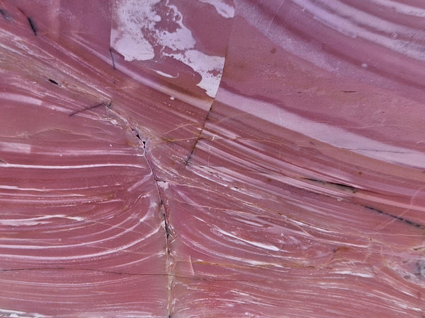 Polished Pink Opal  slab POP215