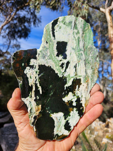 Polished Chrome Chalcedony slab CC170
