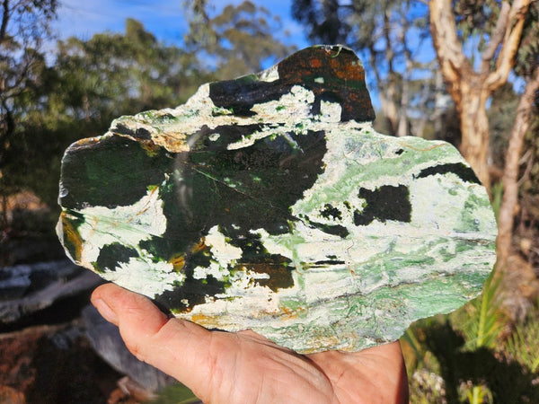 Polished Chrome Chalcedony slab CC170