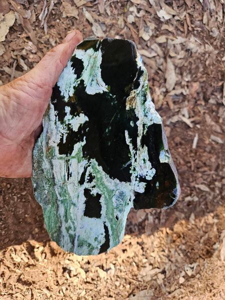Polished Chrome Chalcedony slab CC170