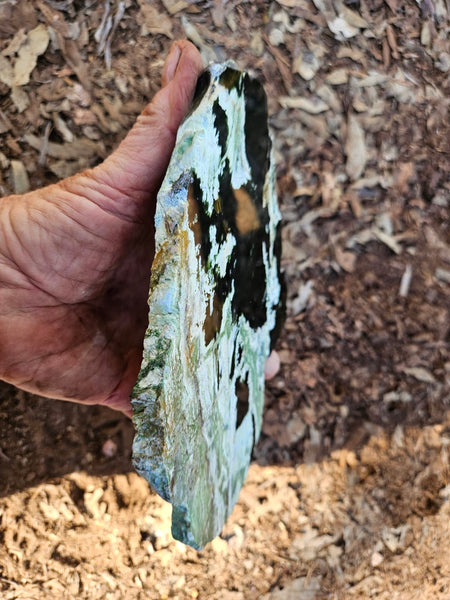 Polished Chrome Chalcedony slab CC170
