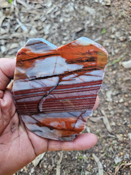 Polished Marble Bar Chert  slab MB132