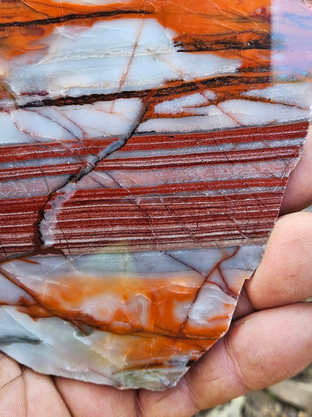Polished Marble Bar Chert  slab MB132