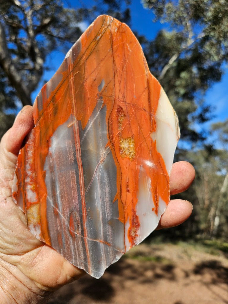 Polished Marble Bar Chert  slab MB130
