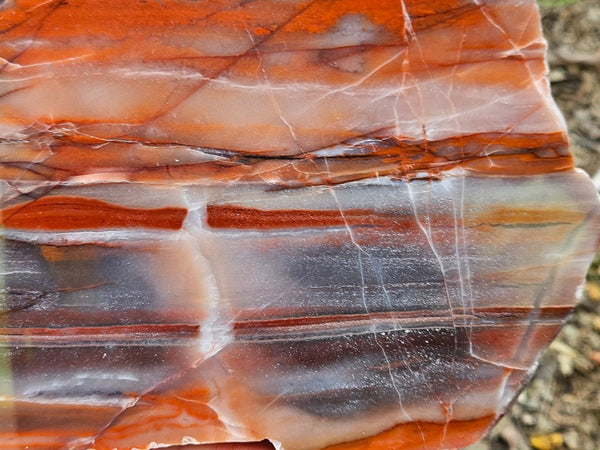 Polished Marble Bar Chert  slab MB129