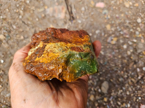 Chrysoprase rough.  CHR 219