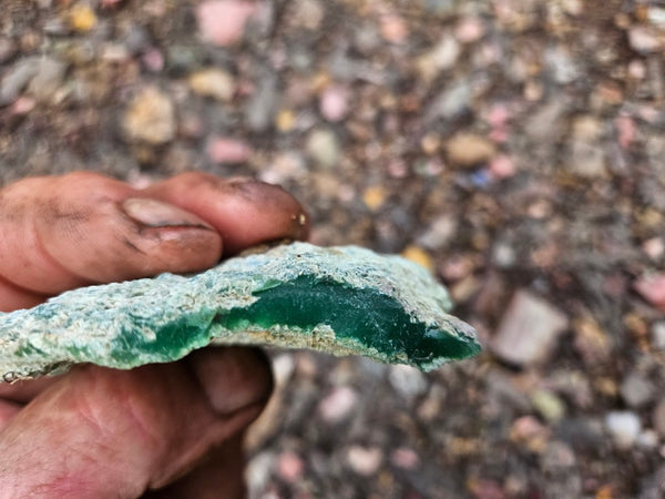Chrysoprase rough.  CHR 222