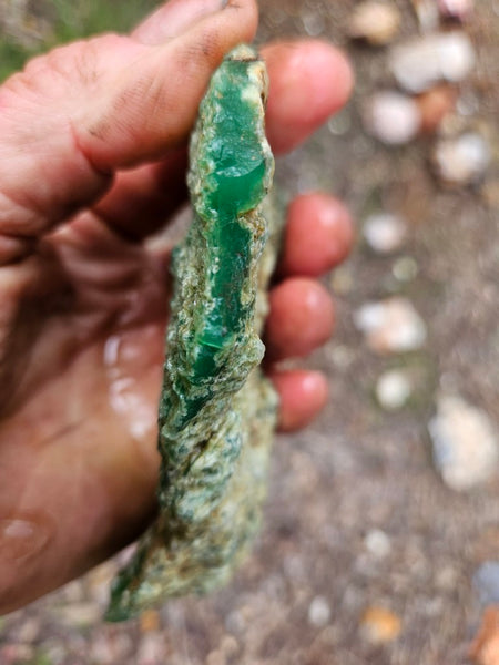 Chrysoprase rough.  CHR 222