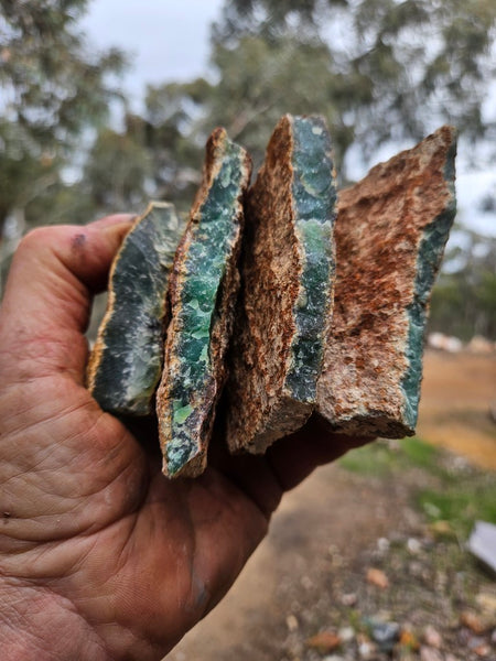 Chrysoprase rough.  CHR 221