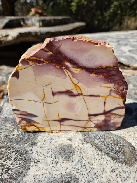 Polished Mookaite display specimen MK606