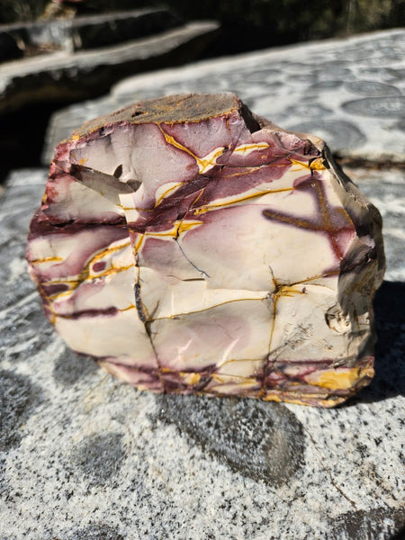 Polished Mookaite display specimen MK606