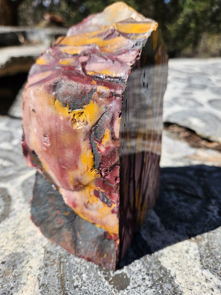 Polished Mookaite display specimen MK607