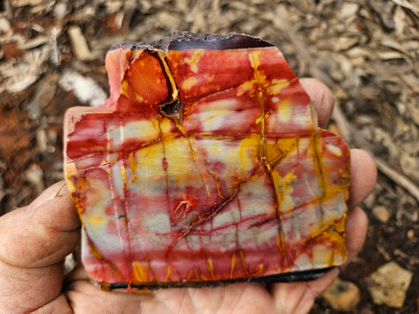 Sunset Jasper polished slab SU206