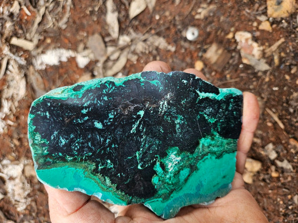Polished De Grussa copper ore slab CO146