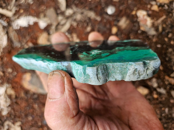 Polished De Grussa copper ore slab CO146