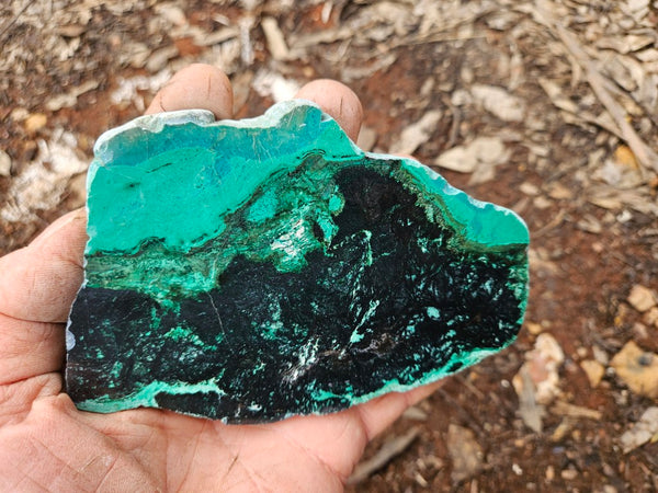 Polished De Grussa copper ore slab CO146