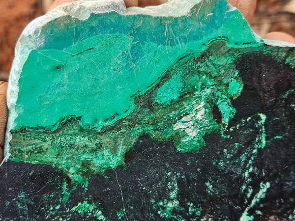 Polished De Grussa copper ore slab CO146