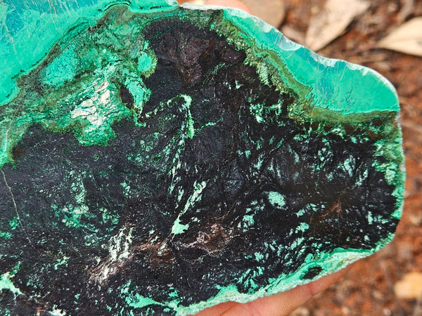 Polished De Grussa copper ore slab CO146