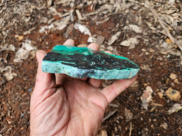 Polished De Grussa copper ore slab CO146